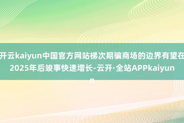 开云kaiyun中国官方网站梯次期骗商场的边界有望在2025年后竣事快速增长-云开·全站APPkaiyun